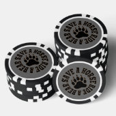 Jetons de poker noir Gay Bear (Empiler)