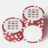 Jetons de poker Papillon Coloré (Empiler)