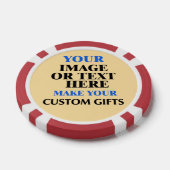Jetons de poker personnalisés, cadeau de jeu de ca (Simple)