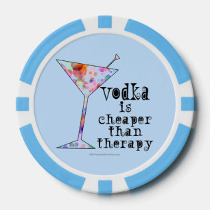 JETONS DE POKER PERSONNALISÉS, LA VODKA EST MOINS