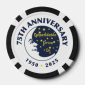 Jetons de poker pour le 75e anniversaire de Depend (Verso)