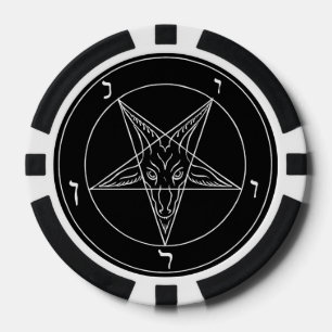 Jetons de poker sataniques