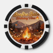 Jetons de Poker Soirée Feu de Joie 🔥 | Jeu Extéri (Recto)