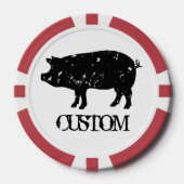 Jetons de puces de poker personnalisés avec logo s (Recto)