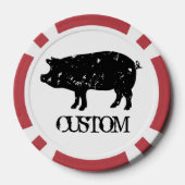 Jetons de puces de poker personnalisés avec logo s (Verso)