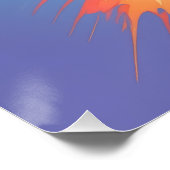 Jetpack Hamster Poster | Funny Cartoon Wall Art (Coin)