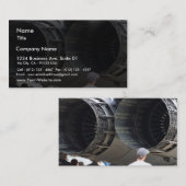 Jets Big Engines Visitekaartje (Voorkant / Achterkant)