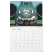 Jets de combat Calendrier USA (Jan 2027)