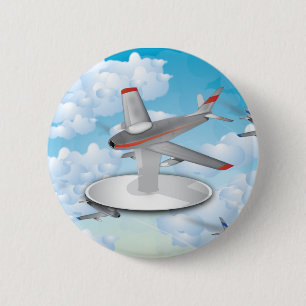 Jets Ronde Button 5,7 Cm