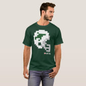 Jets Throwback Tecmo Bowl Helmet T-shirt (Voorkant volledig)
