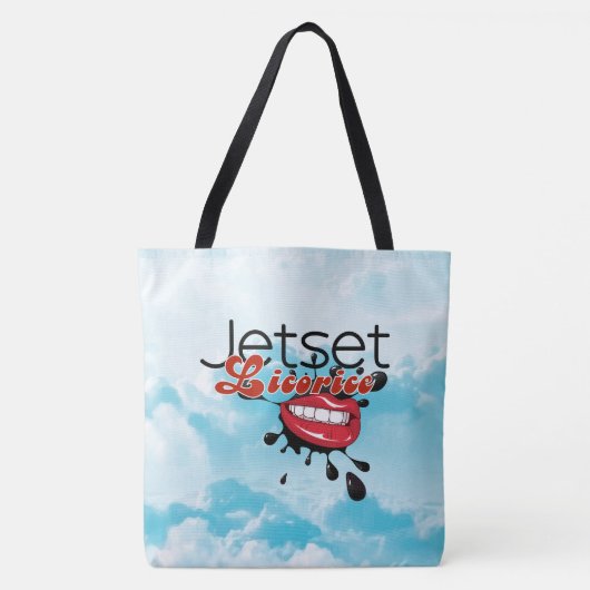 Jetset Licorice > Canvas tas (Voorkant)