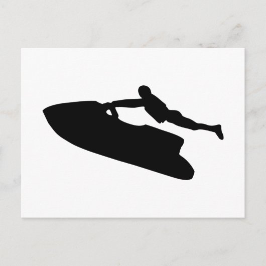 Jetski Briefkaart (Voorkant)