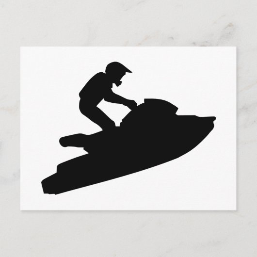 Jetski Briefkaart (Voorkant)