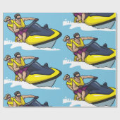 Jetski Fun Cadeaupapier (Vlak)