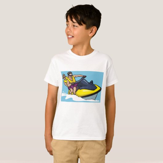 Jetski Fun T-shirt (Voorkant volledig)