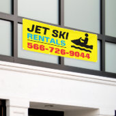 Jetski-huur aangepaste banner (Buitenkant Gebouw)