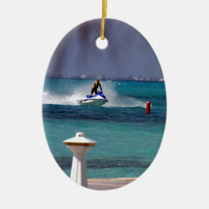 Jetski-paradijs Keramisch Ornament