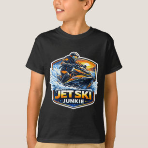 Jetski-verslaafde verslaafd aan jetski-bezitter gr t-shirt