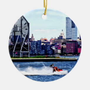 Jetskiën bij Colgate Clock Keramisch Ornament