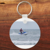 jetskiën op het strand sleutelhanger (Voorkant)