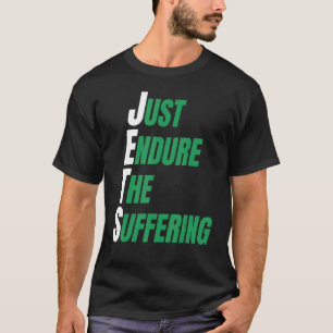 JETSS BEVORDERT HET LIJDEN T-SHIRT
