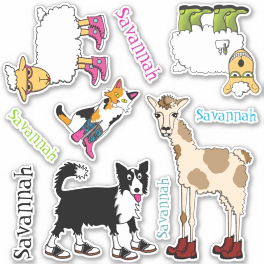 Jett en Vrienden Variety Sticker (Voorkant)