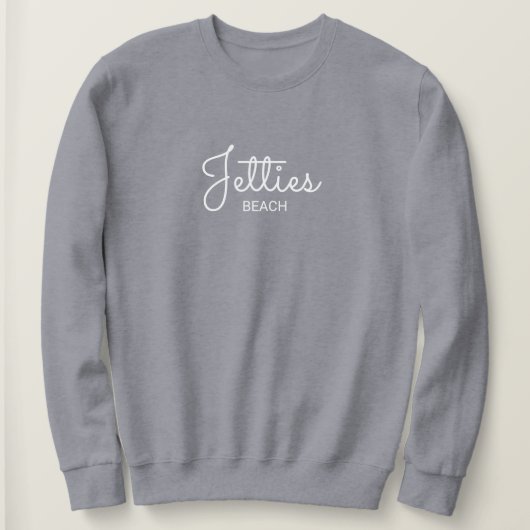 Jetties Sweatshirt Cursive (Design devant)
