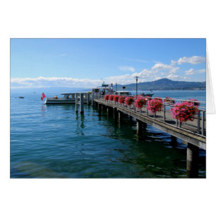 Jetty sur le lac Léman