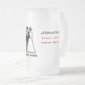 Jeu au-dessus de tasse givrée - marié triste (Devant droit)