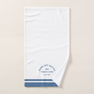 Jeu bleu Match Crest Stripe Tennis