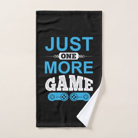 Jeu cadeau de Gamer juste un jeu de plus (Serviette à main)