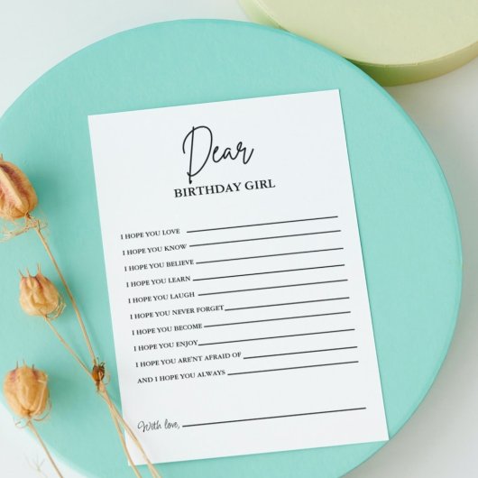 Jeu d'anniversaire moderne pour adulte carte de je