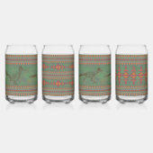 Jeu d'assises vert géométrique du coureur de route (Recto)