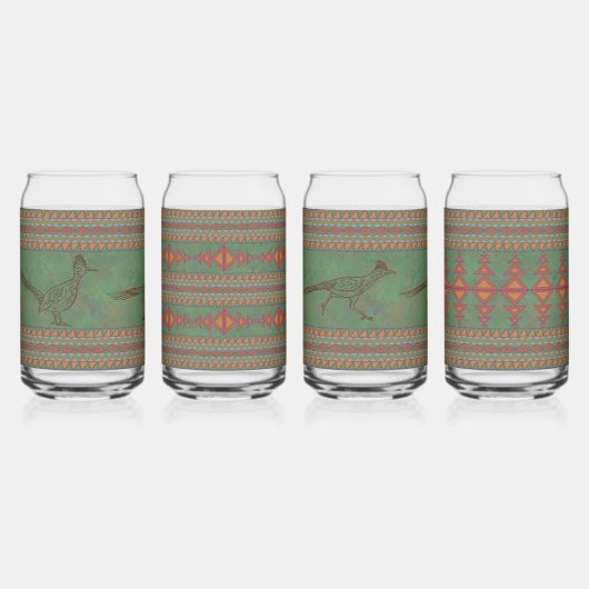 Jeu d'assises vert géométrique du coureur de route (Recto)