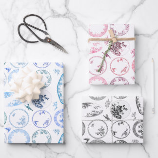 Jeu de 3 couleurs | Feuilles de plaques d'antiquit