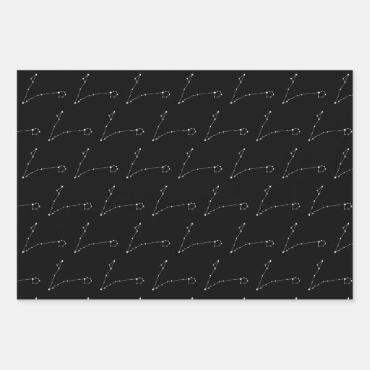 Jeu de 3 feuilles de papier d'enrobage (Devant 3)