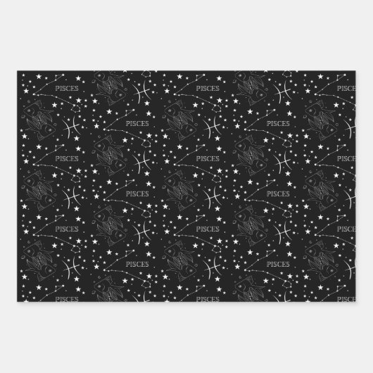 Jeu de 3 feuilles de papier d'enrobage (Devant)