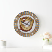 Jeu De Baseball Mur Horloge Sports Joueur De Baseb (Maison)