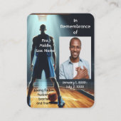 Jeu de basket-ball de carte de poche Memorial (Devant)