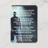 Jeu de basket-ball de carte de poche Memorial (Dos)