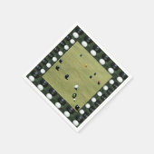 Jeu De Boules De Pelouse, Serviettes En Papier Ann (Coin)