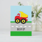 Jeu de camion de construction pour enfants RSVP co (Debout devant)