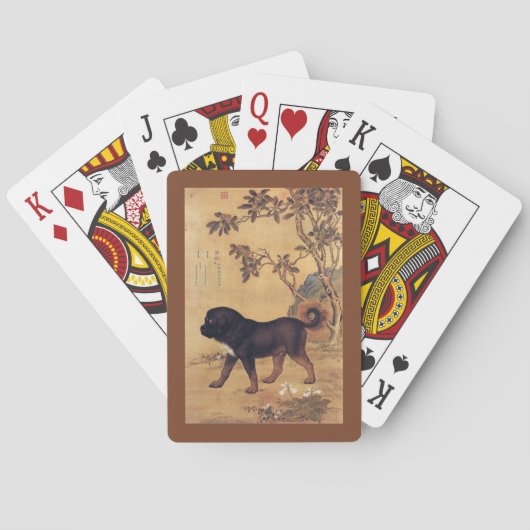 Jeu De Cartes 猊 苍 Cangni ~ Mastiff Tibétain ~ Giuseppe Castiglio (dos)