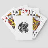 JEU DE CARTES 糸輪に斑いり違い鷹の羽 マグネット (dos)