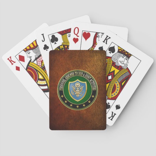 Jeu De Cartes [100] DOD & Activités conjointes CSIB Special Edit (dos)