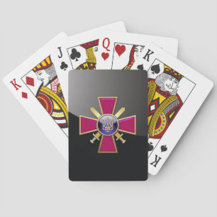 Jeu De Cartes [100] Emblème des forces terrestres ukrainiennes