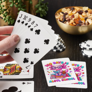 Jeu De Cartes 100 jours c'est Alotl École Filles Axolotl
