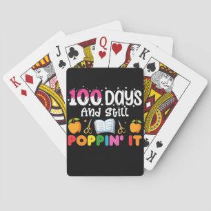 Jeu De Cartes 100 Jours D'École Et Toujours De Le Frapper