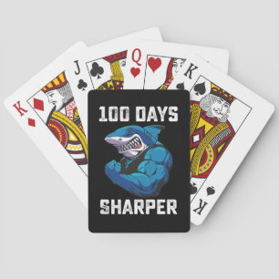 Jeu De Cartes 100 Jours Sharper Shark 100ème Jour De L'École Gym