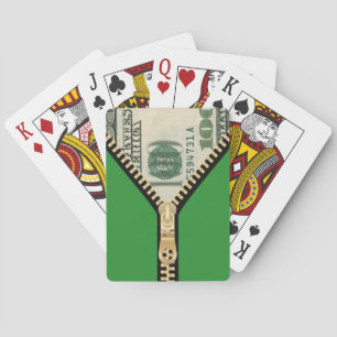 Jeu De Cartes $100 Money Zipper Playing Cartes